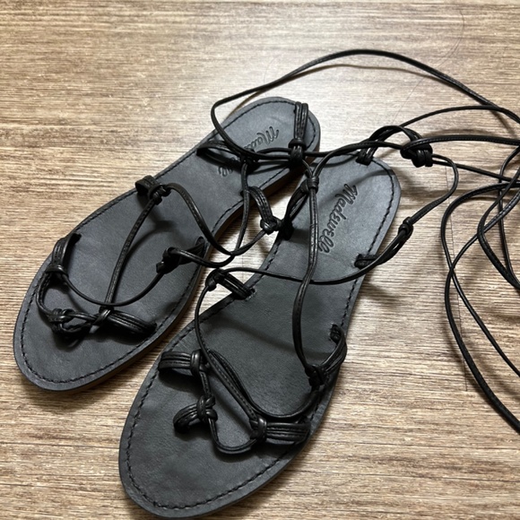 Madewell wrap sandal - Picture 2 of 4